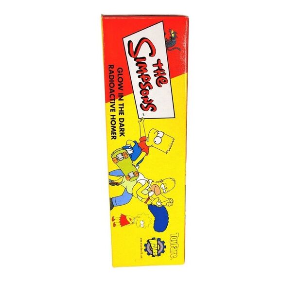 Vintage Simpsons Glow In The Dark Radioactive Homer Wizard World ToyFare Sealed - Picture 6 of 7